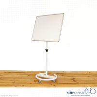 Compact movable stand for whiteboard and pinboard