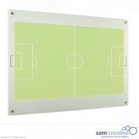 Whiteboard Glass Solid Football 120x240 cm