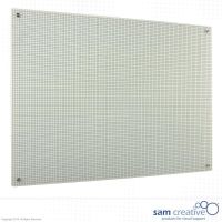 Whiteboard Glass Squared 1x1 cm 45x60 cm