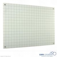 Whiteboard Glass Squared 5x5 cm 120x180 cm