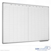 Whiteboard 2-Week Mon-Fri 100x150 cm