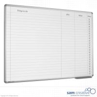 Whiteboard Day Planner To-Do 60x90 cm