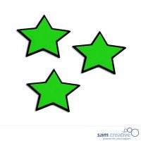 Magnetic symbol star 4x4 cm green