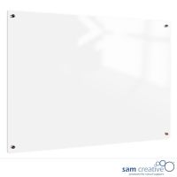 Whiteboard Glass Solid Transparent 120x240 cm