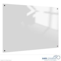 Whiteboard Glass Solid White Magnetic 120x180 cm